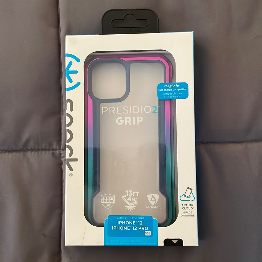 New Speck iPhone 12 / 12 Pro Multi Colored Case.